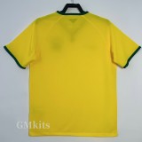 2014 Brazil Home Retro Soccer Jersey