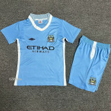 2011-2012 Man City Home Kids Retro Soccer Jersey