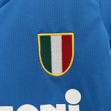 1987-1988 Napoli Home Kids Retro Soccer Jersey
