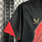 24-25 Bilbao Black Red Training Shirts