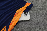 2024 AD Royal blue Tank top and shorts suit