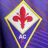 1992-1993 Fiorentina Home Retro Long Sleeve Soccer Jersey (长袖)