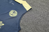 24-25 Club America Light gray Tank top and shorts suit