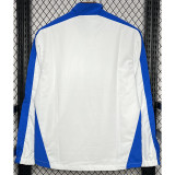 24-25 Brazil White Windbreaker (蓝边)