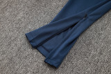 2024 JOM Royal blue Kids Half Pull Tracksuit (童装)(半拉链)