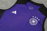 24-25 Germany Purple Black Tank top and shorts suit