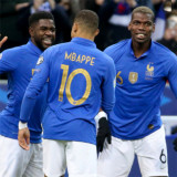 2019 France 100th Anniversary Edition Blue Retro Soccer Jersey