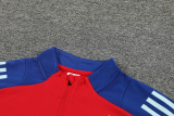 24-25 Spain Red Half Pull Tracksuit (半拉链)