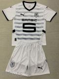 24-25 Stade Rennais Away Kids Soccer Jersey