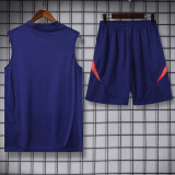 24-25 Spain Royal blue Tank top and shorts suit