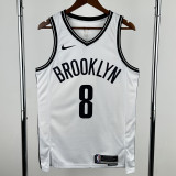 22-23 NETS CUI #8 White Top Quality Hot Pressing NBA Jersey