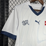 24-25 Switzerland Away Fans Soccer Jersey
