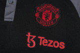 25-26 Man Utd Black Polo Tracksuit