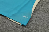 24-25 Marseille Lake blue Half Pull Tracksuit (半拉链)