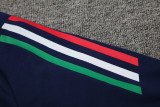 24-25 Italy Royal Blue Kids Half Pull Tracksuit (童装)(半拉链)