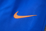 24-25 Netherlands Orange Half Pull Tracksuit (半拉链)