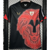 24-25 Bilbao Black Red Training Shirts