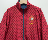 24-25 Portugal Blue & Red Double Sided Windbreaker (双面风衣)