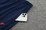 2024 JOM Royal Blue Half Pull Tracksuit #810(半拉链)