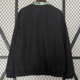 2024 Man Utd Black & Green Double Sided Windbreaker (双面风衣)