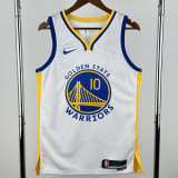 22-23 WARRIORS BUTLERIII #10 White Top Quality Hot Pressing NBA Jersey (V领)