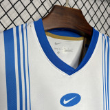 24-25 Uruguay White Blue Special Edition Fans Soccer Jersey