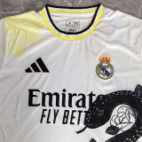24-25 RMA White Special Edition Fans Soccer Jersey #花蛇