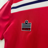 1980-1982 England Away Red Retro Soccer Jersey