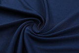 2024 JOM Royal Blue Half Pull Tracksuit #810(半拉链)