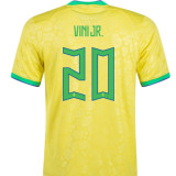 2022-23 Brazil Black Special Edition Player Version Soccer Jersey