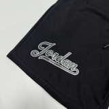 M19 Jordan Black Pure Cotton Fabric Casual Short Pants