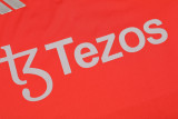 24-25 Man Utd Red Kids Half Pull Tracksuit (童装)(半拉链)