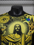 24-25 Brazil Yellow Special Edition Player Version Soccer Jersey *耶稣黄色