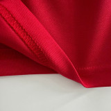1980-1982 England Away Red Retro Soccer Jersey