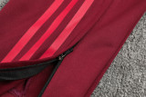24-25 Bayern Deep Red Kids Half Pull Tracksuit (童装)(半拉链)