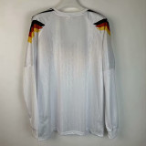 1990 Germany Home Long Sleeve Retro Soccer Jersey (长袖)