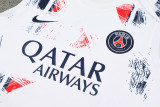 24-25 PSG White Tank top and shorts suit