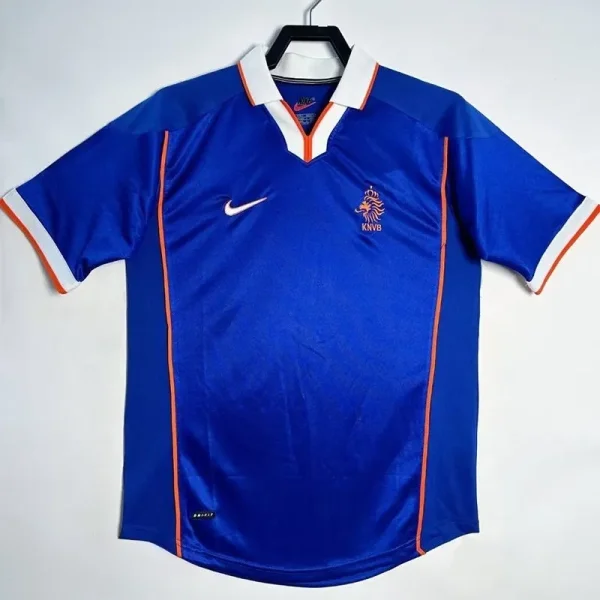 1998 Netherlands Away Retro Soccer Jersey