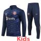 24-25 BAR Royal blue Kids Half Pull Tracksuit (童装)(半拉链)