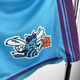 23-24 HORNETS Retro Blue Shorts Pants