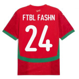 24-25 Morocco Home Fans Soccer Jersey
