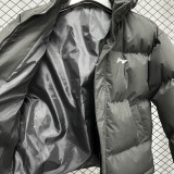 24-25 MF6 LN Black Hooded Cotton Coat #棉衣