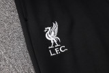 24-25 LIV Black Kids Half Pull Tracksuit (童装)(半拉链)