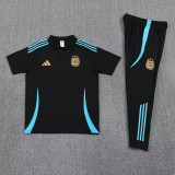 25-26 Argentina Black Polo Tracksuit
