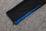 24-25 France Black Half Pull Tracksuit (半拉链)
