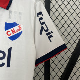 24-25 Club Nacional White Fans Soccer Jersey