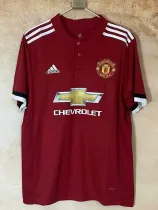 2017-2018 Man Utd Home Retro Soccer Jersey