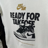 T129 Jordan White High Quality Casual T-Shirt