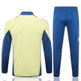 24-25 Ajax Light Yellow Jacket Tracksuit #A769