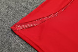 24-25 Spain Red Half Pull Tracksuit (半拉链)